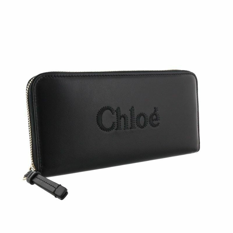 クロエ Chloe 長財布 ラウンドファスナー レディース ブラック