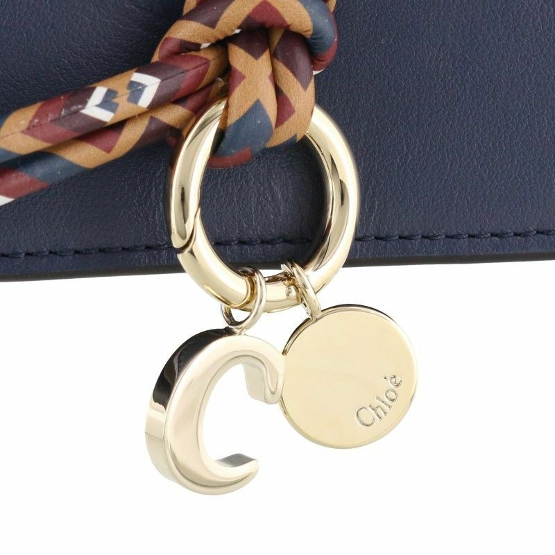 クロエ♡長財布♡ネイビー Chloe - Chloe(クロエ) 長財布 インディ ネイビー レザーの通販 by