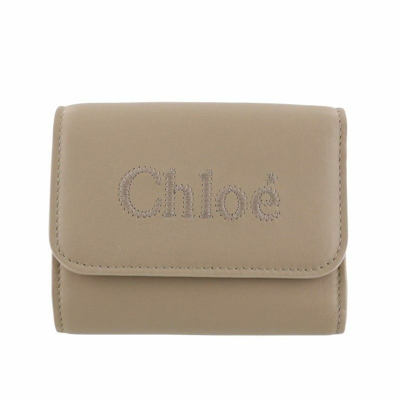 クロエ Chloe 三つ折り財布 ミニ財布 レディース ブラウン CHC23AP874