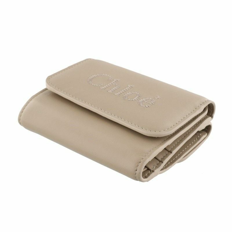 クロエ Chloe 三つ折り財布 ミニ財布 レディース ブラウン CHC23AP874