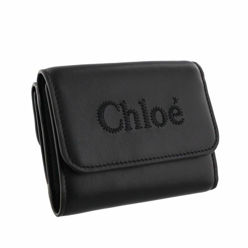 クロエ Chloe 三つ折り財布 ミニ財布 レディース ブラック CHC23AP874 I10 001 BLACK