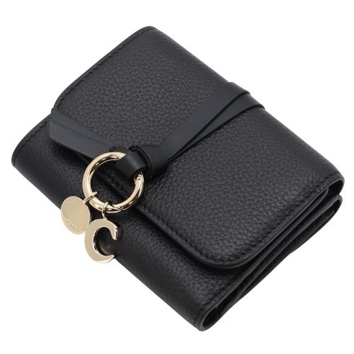 クロエ Chloe 三つ折り財布 レディース ブラック CHC21WP945 F57 001 BLACK