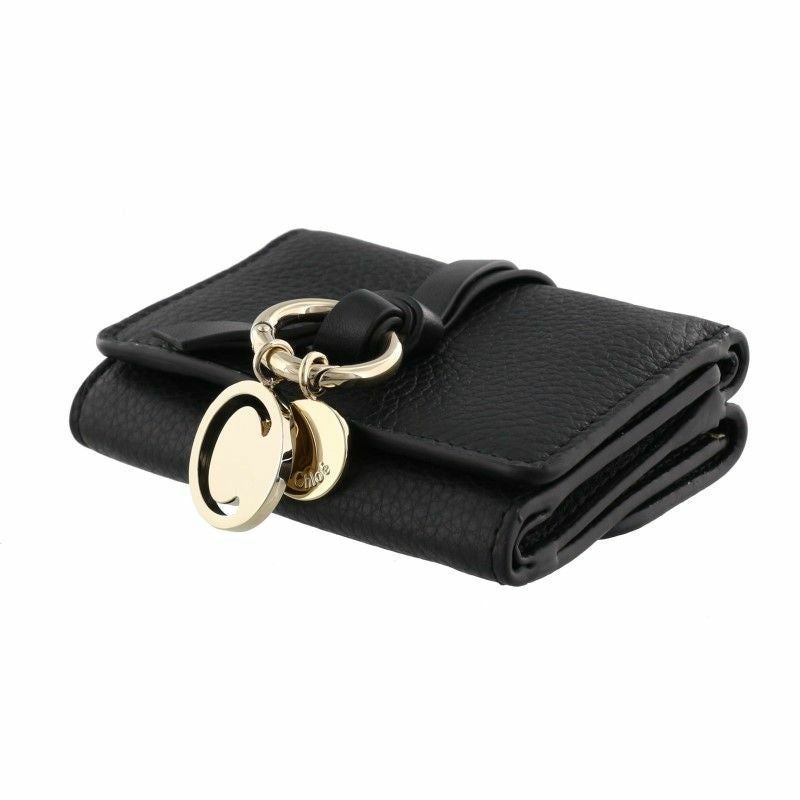 クロエ Chloe 三つ折り財布 レディース ブラック CHC21WP946 F57 001