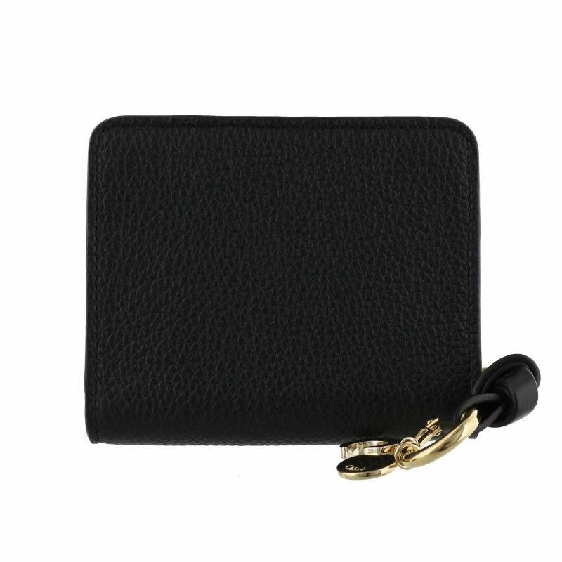 クロエ Chloe 二つ折り財布 レディース アルファベット ブラック CHC22WP765 F57 001 BLACK