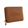 クロエ Chloe 二つ折り財布 レディース センス ブラウン CHC23SP867 247 CARAMEL