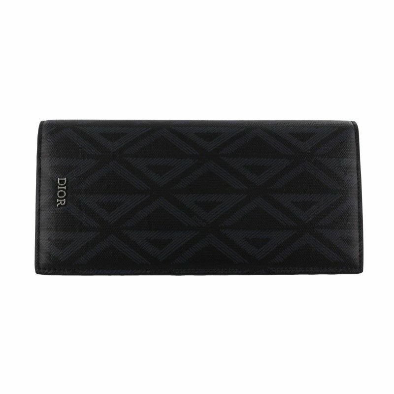 Christian Dior クリスチャンディオール 長財布 メンズ ブラック