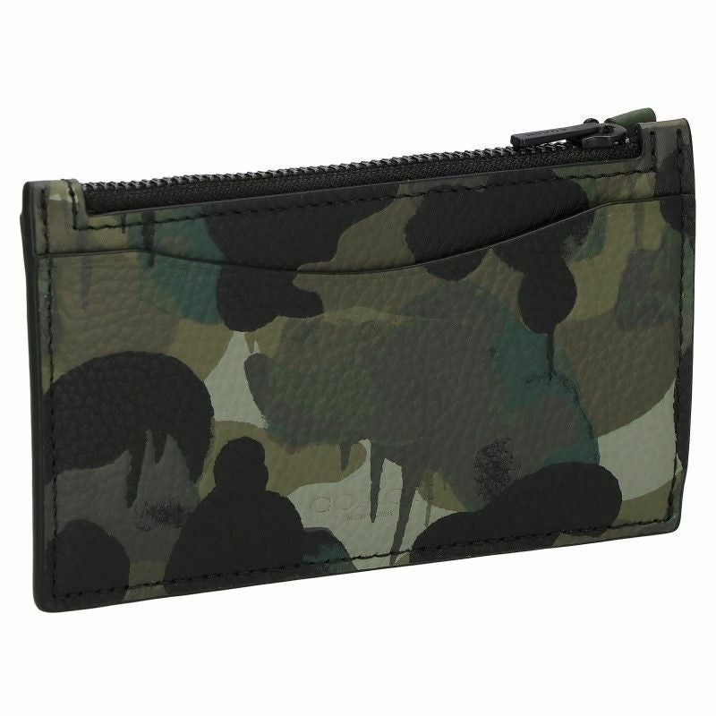 COACH グレー　カーキ　 ポーチ ケース付き　CAH95 COACH グレー カーキ ポーチ ケース付き CAH95 COACH グレー カーキ