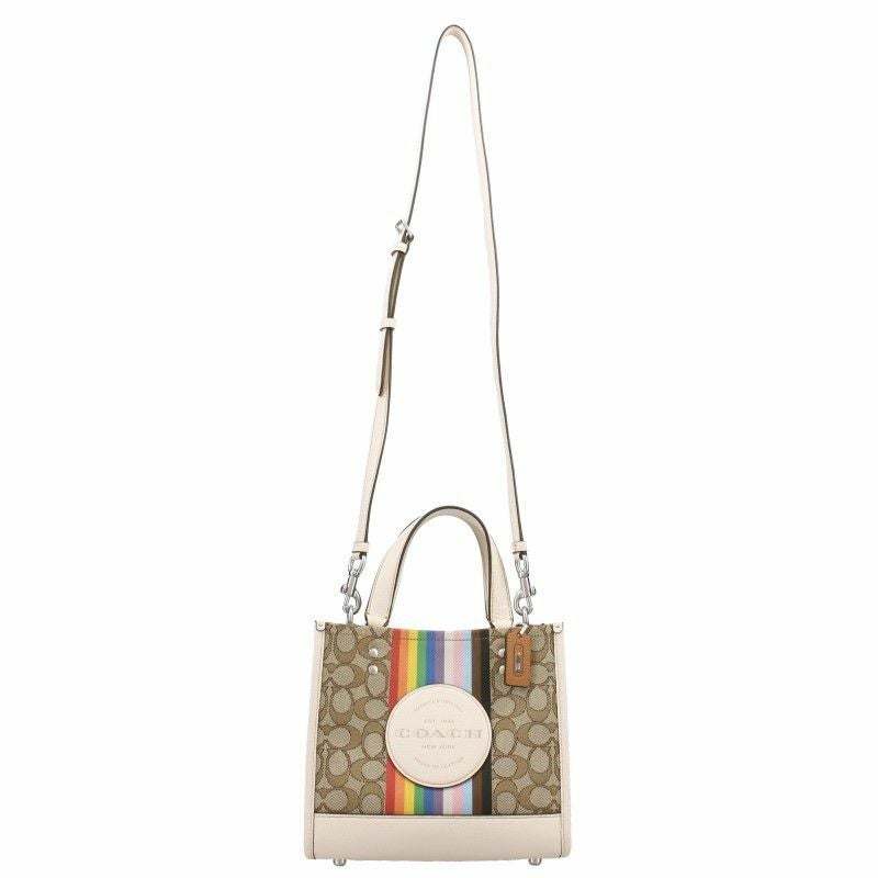 コーチ アウトレット COACH ハンドバッグ レディース シルバー カーキマルチ CJ576 SVOT8