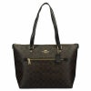 コーチ アウトレット COACH トートバッグ シグネチャー ブラウン ブラック F79609 IMAA8