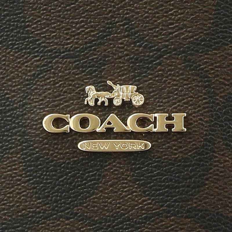 コーチ アウトレット COACH トートバッグ レディース ブラウン ブラック 1665 IMAA8