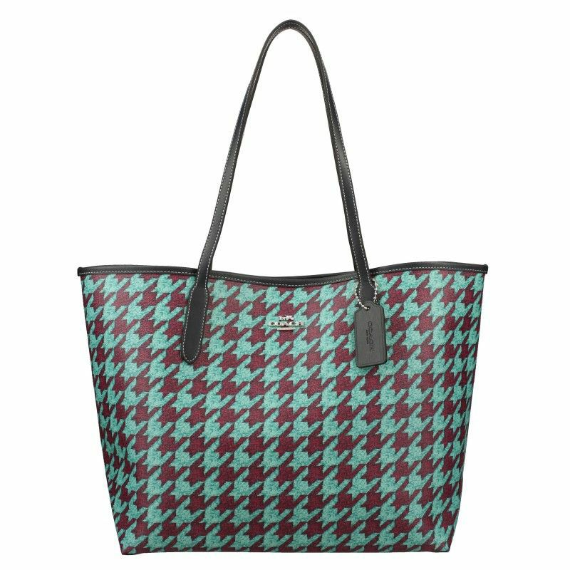コーチ アウトレット トートバッグ レディース CJ626 SVVRX 千鳥格子