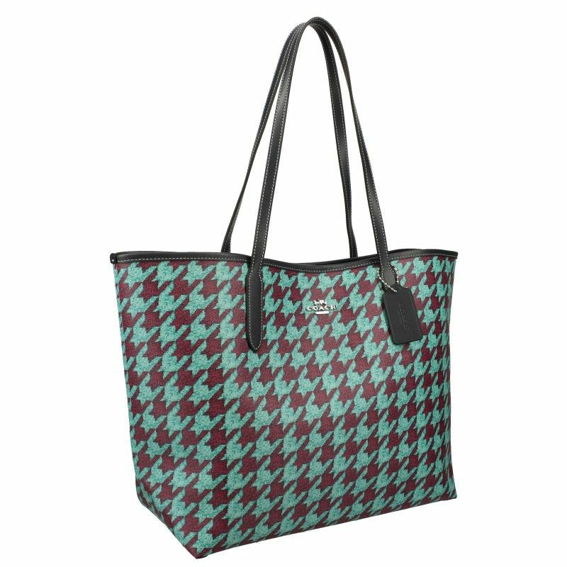 コーチ アウトレット トートバッグ レディース CJ626 SVVRX 千鳥格子