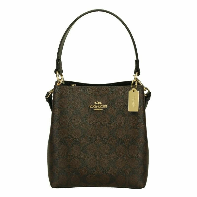コーチ アウトレット COACH ショルダーバッグ シグネチャー ブラウン ブラック 2312 IMAA8