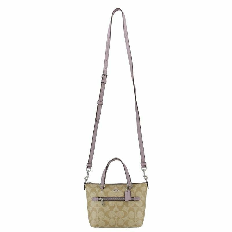 コーチ アウトレット COACH ショルダーバッグ ライトカーキ ライトライラック CA721 SVUDV
