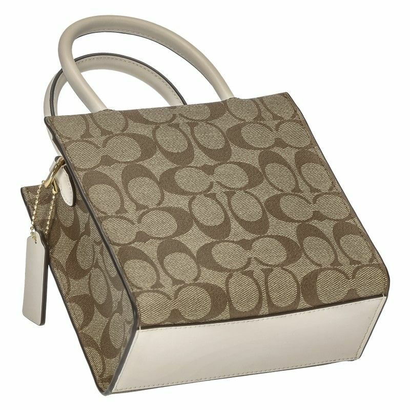 コーチ ショルダーバッグ 6835 カーキ×白 コーチ(COACH) ホワイト ショルダーバッグ | 通販・人気ランキング
