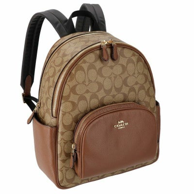 コーチ アウトレット COACH リュックサック レディース カーキ サドル2 