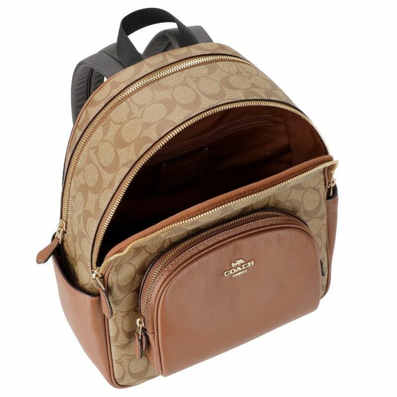 コーチ アウトレット COACH リュックサック レディース カーキ サドル2