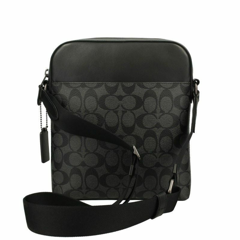 コーチ アウトレット COACH ショルダーバッグ メンズ チャコール ブラック 4010 QBMI5
