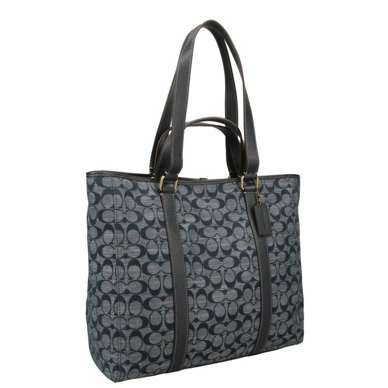 コーチ アウトレット COACH トートバッグ メンズ シグネチャー デニム