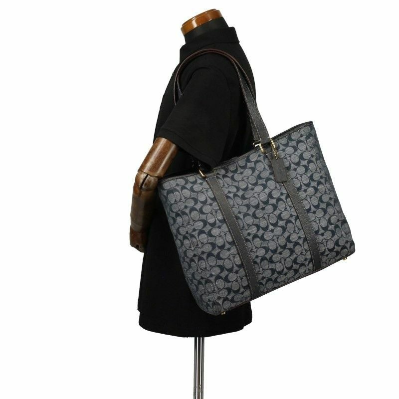 コーチ アウトレット COACH トートバッグ メンズ シグネチャー デニム