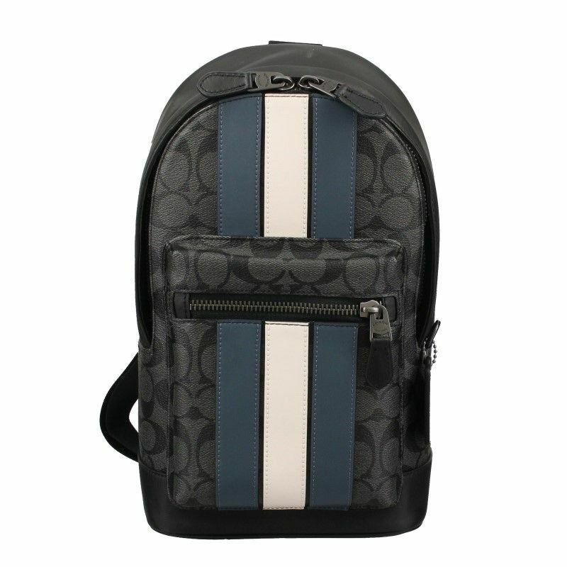コーチ ボディバッグ シグネチャー ブラック 2999 QBOH0 コーチ アウトレット COACH ボディバッグ メンズ シグネチャー