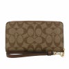 コーチ アウトレット COACH 長財布 レディース カーキ サドル 2 C4452 IME74