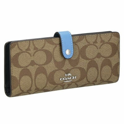 コーチ アウトレット COACH 長財布 レディース シグネチャー カーキ 
