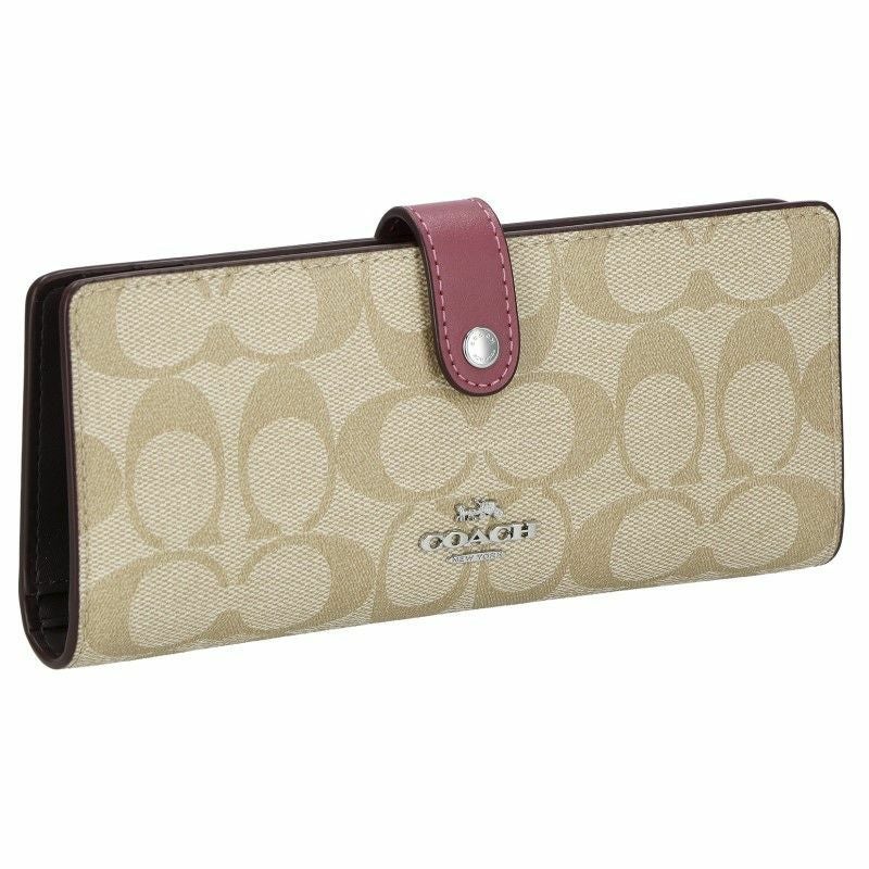 コーチ アウトレット COACH 長財布 レディース シグネチャー カーキ