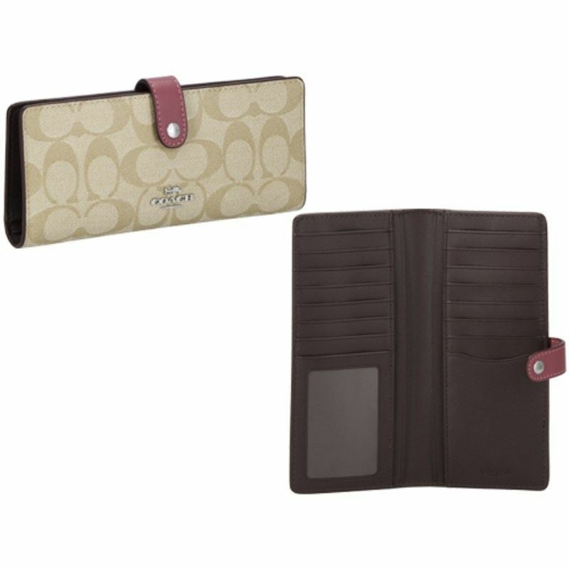 コーチ アウトレット COACH 長財布 レディース シグネチャー カーキ
