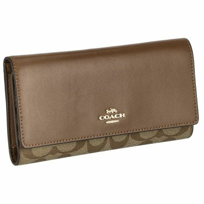 コーチ アウトレット COACH ポーチ シグネチャー カーキ サドル F53385 