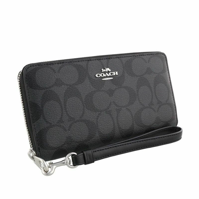 コーチ アウトレット COACH 長財布 レディース シグネチャー ブラック