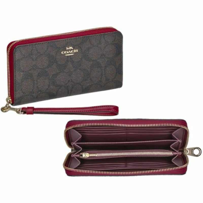 コーチ アウトレット COACH 長財布 レディース ブラウン 1941 レッド
