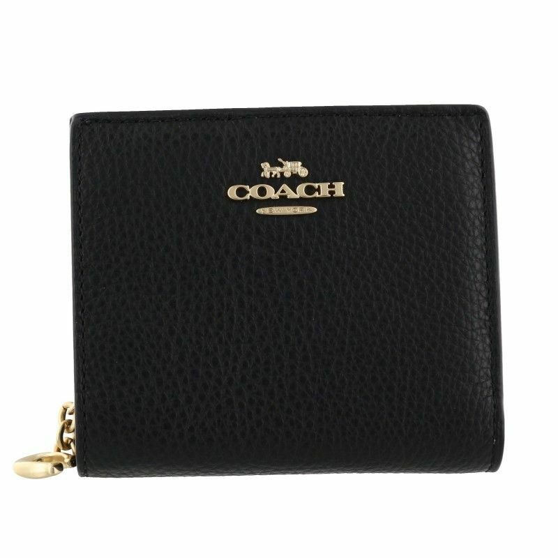 コーチ アウトレット COACH 二つ折り財布 レディース ブラック 6390