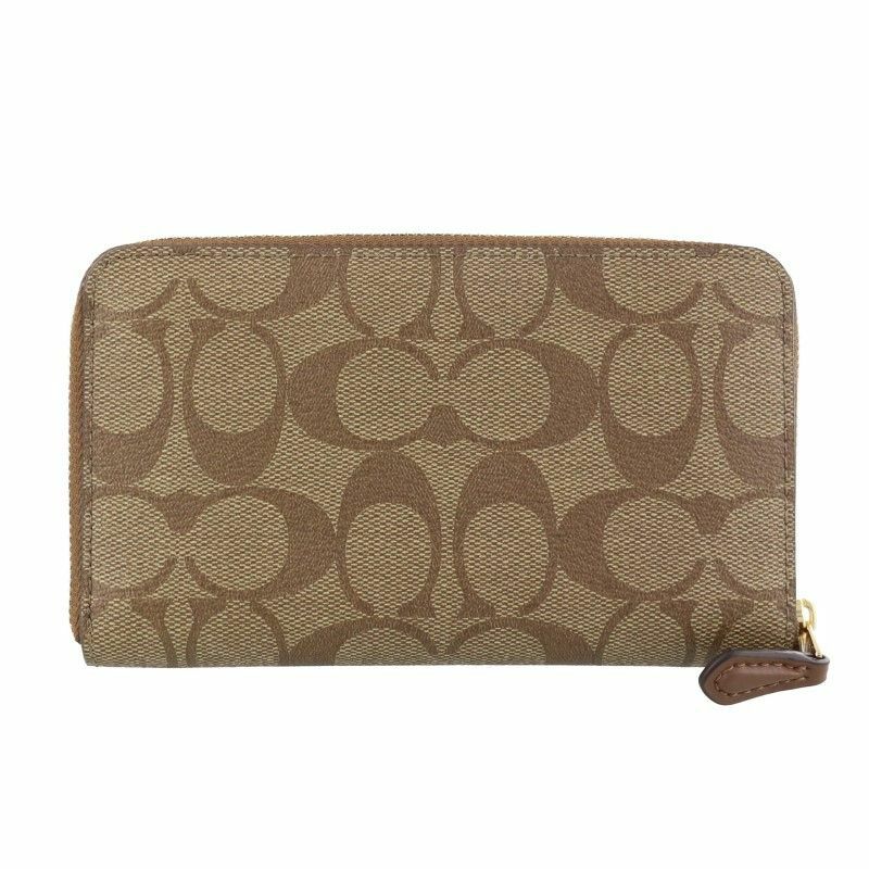 COACH OUTLET コーチアウトレット 二つ折り財布 レディース カーキ