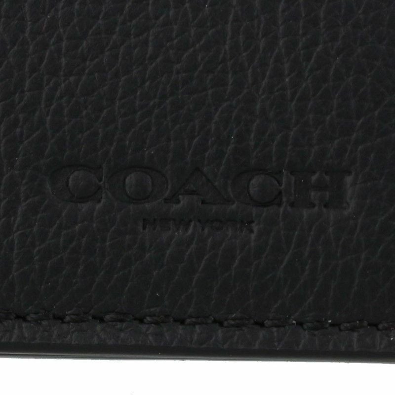 コーチ アウトレット COACH 三つ折り財布 メンズ ブラック F23845 BLK