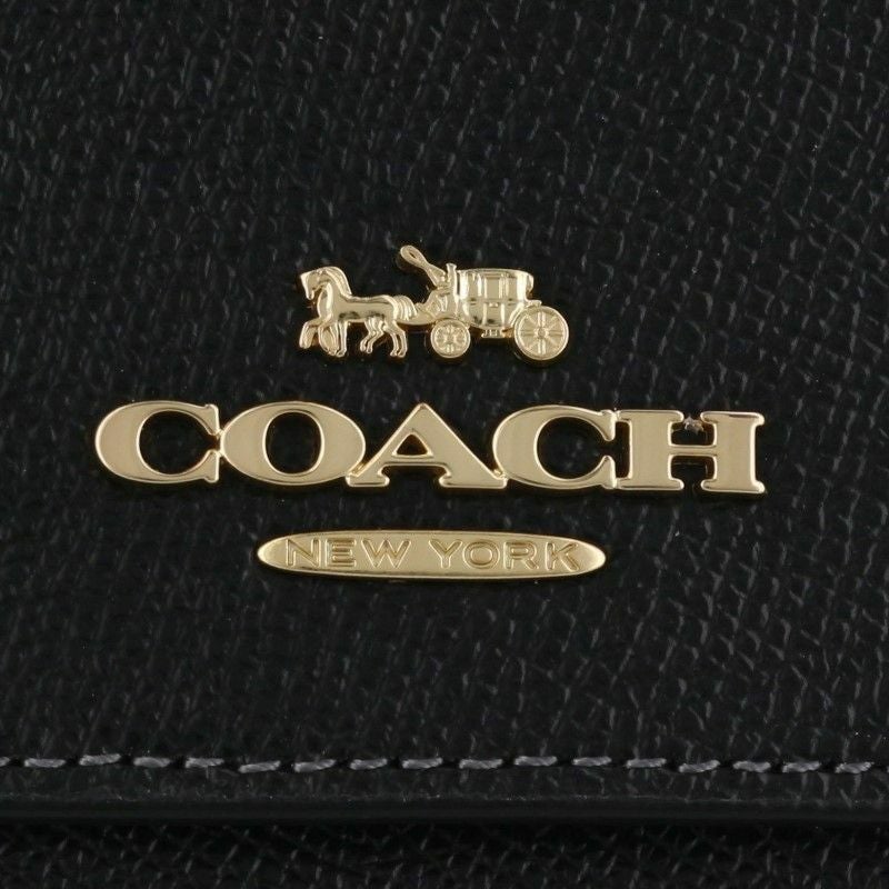 コーチ アウトレット COACH 三つ折り財布 レディース CF427 IMBLK