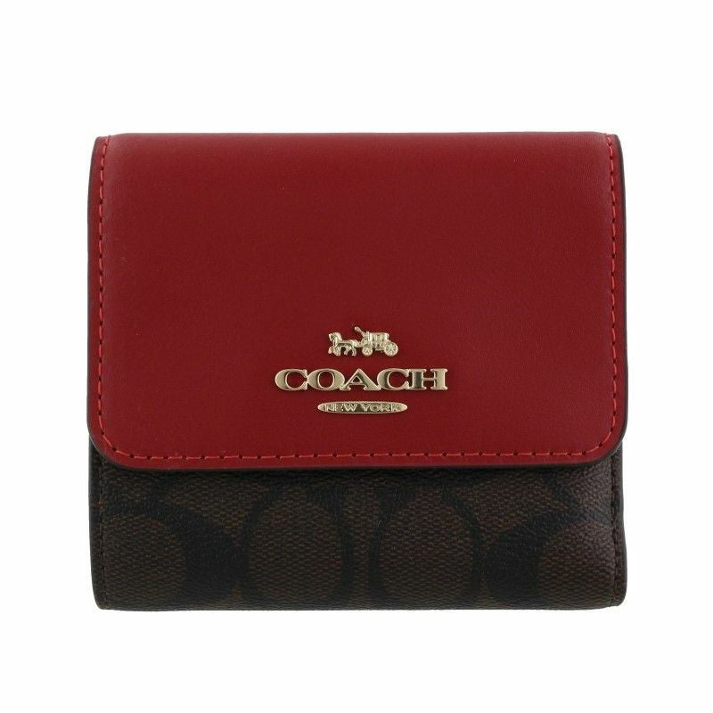 コーチ アウトレット COACH 三つ折り財布 レディース CF427 IMBLK