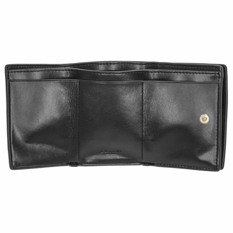 コーチ アウトレット COACH 三つ折り財布 レディース ブラック 88666 IMBLK