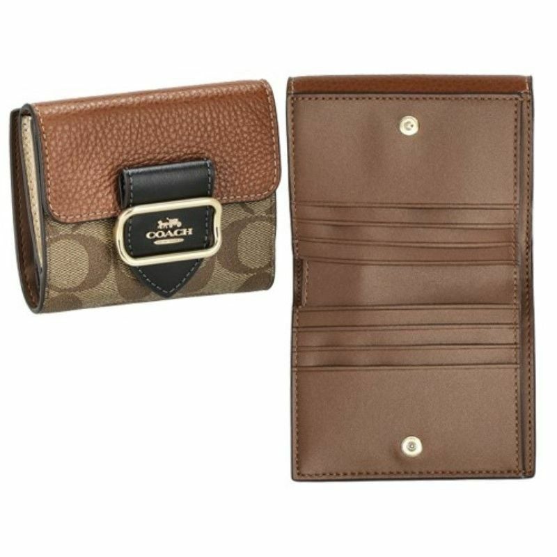 コーチ アウトレット COACH 二つ折り財布 レディース シグネチャー