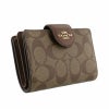 コーチ アウトレット COACH 二つ折り財布 レディース シグネチャー サドル C0082 IME74