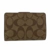 コーチ アウトレット COACH 二つ折り財布 レディース シグネチャー サドル C0082 IME74