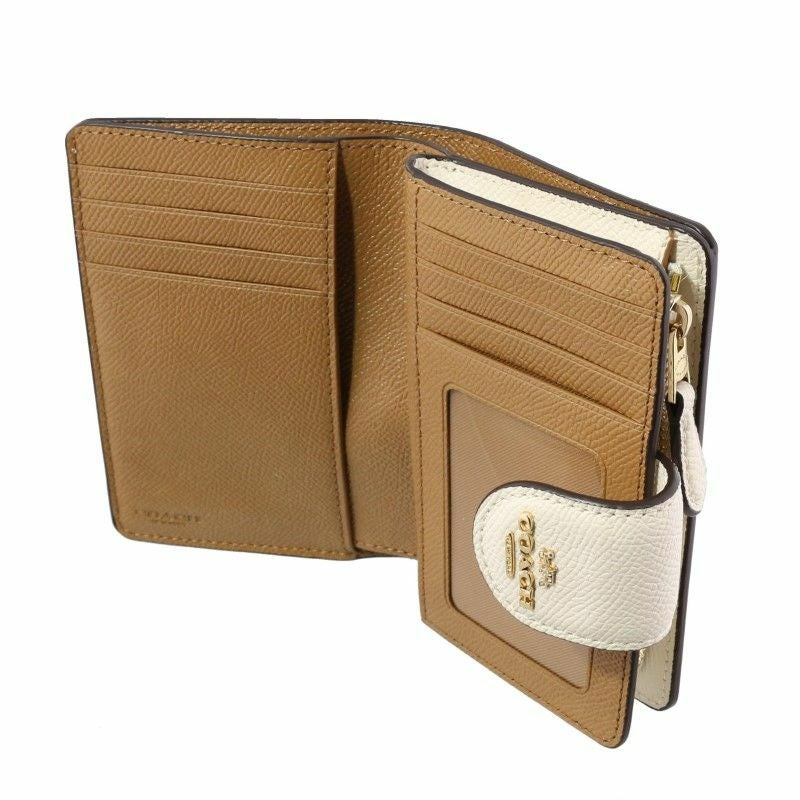 コーチ アウトレット COACH 二つ折り財布 レディース チョーク 6390