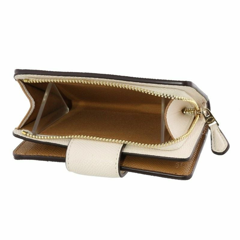 コーチ アウトレット COACH 二つ折り財布 レディース チョーク 6390