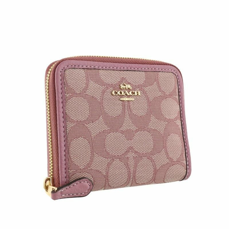 コーチ アウトレット COACH 二つ折り財布 レディース トゥルーピンク