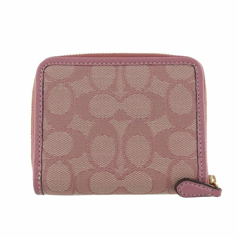 コーチ アウトレット COACH 二つ折り財布 レディース トゥルーピンク