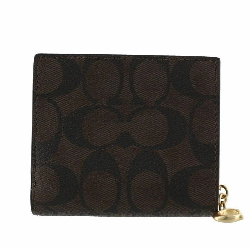 コーチ アウトレット COACH 二つ折り財布 レディース ブラウン/ブラック C3309 IMAA8