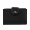 コーチ アウトレット COACH 二つ折り財布 レディース ブラック 6390 IMBLK