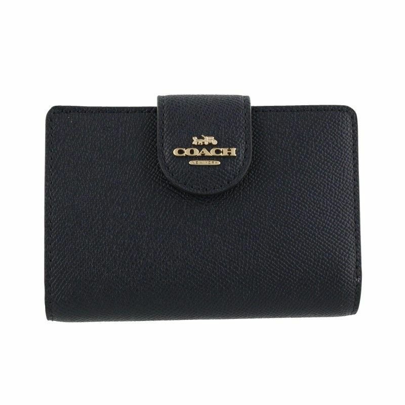 コーチ アウトレット 二つ折り財布 レディース シグネチャー ブラウン