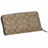 コーチ アウトレット COACH 長財布 メンズ タン ブラック 58112 QBTN2