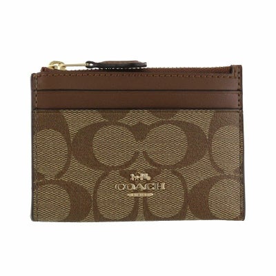 コーチ アウトレット COACH ポーチ シグネチャー カーキ サドル F53385 